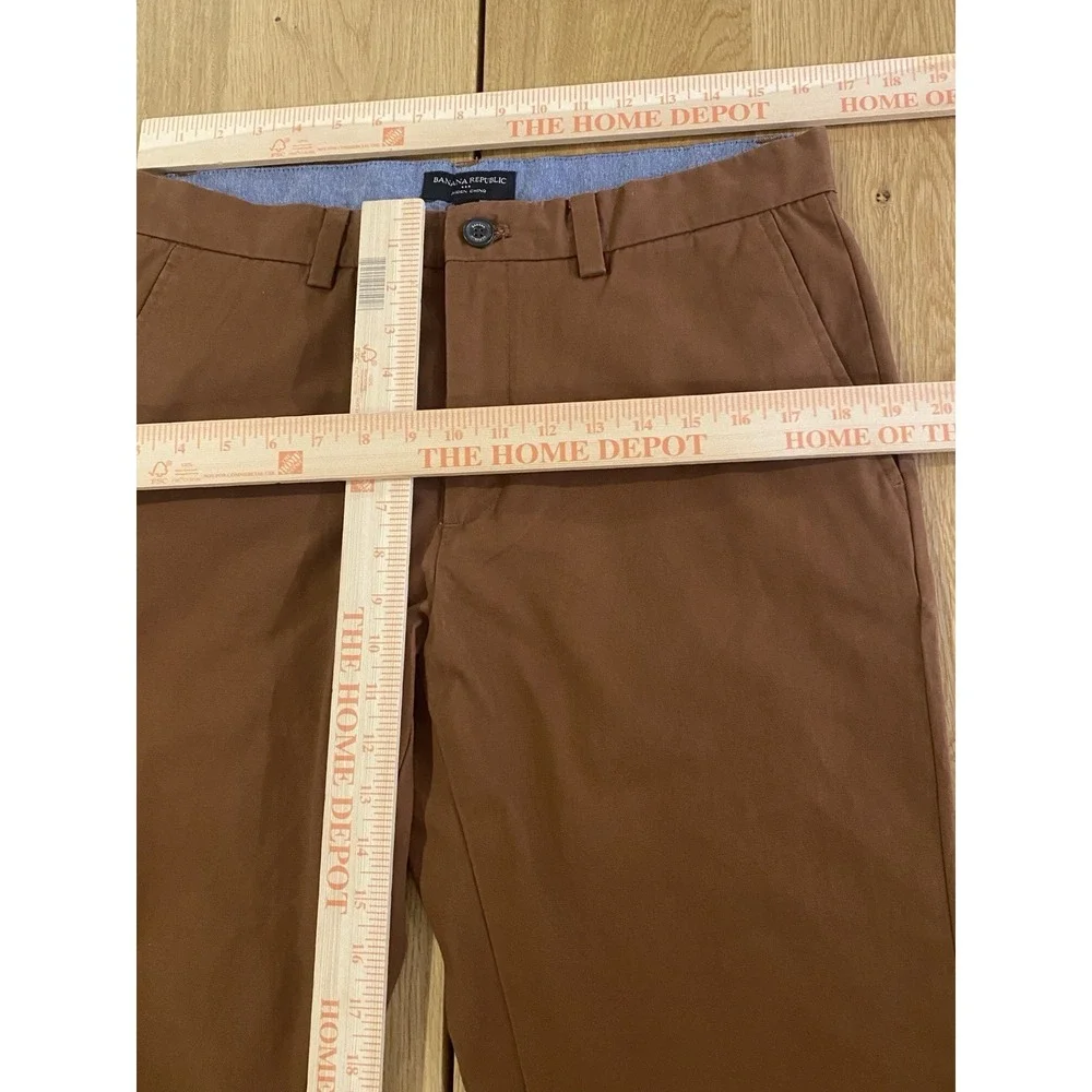 Banana Republic‎ Pants Mens 32 Aiden Burnt Sienna Chino Slim Fit
